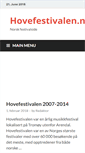 Mobile Screenshot of hovefestivalen.no